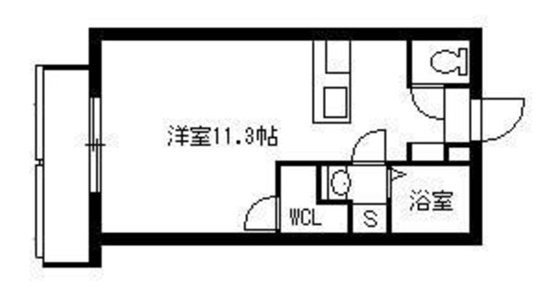 郡元駅 徒歩5分 2階の物件間取画像